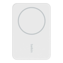 Купити Павербанк УМБ Belkin BoostCharge Magnetic Wireless Power Bank 5K + Stand (BPD004BTWT) White - фото 2