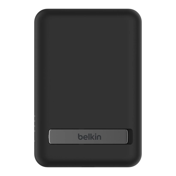 Купить Павербанк УМБ Belkin BoostCharge Magnetic Wireless Power Bank 5K + Stand (BPD004BTBK) Black - фото 3