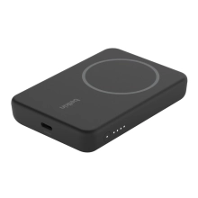 Купить Павербанк УМБ Belkin BoostCharge Magnetic Wireless Power Bank 5K + Stand (BPD004BTBK) Black - фото 6