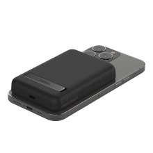 Купить Павербанк УМБ Belkin BoostCharge Magnetic Wireless Power Bank 5K + Stand (BPD004BTBK) Black - фото 7