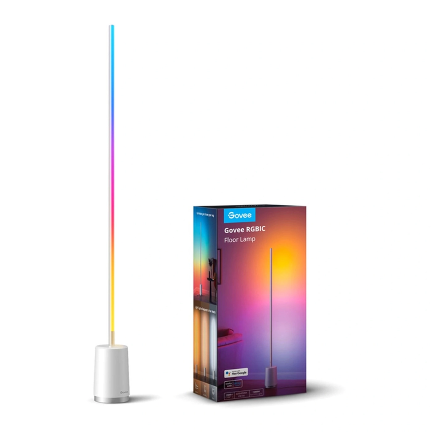 Купити Торшер розумний Govee H6072 Lyra RGBICWW Corner Floor Lamp (H6072382) - фото 1