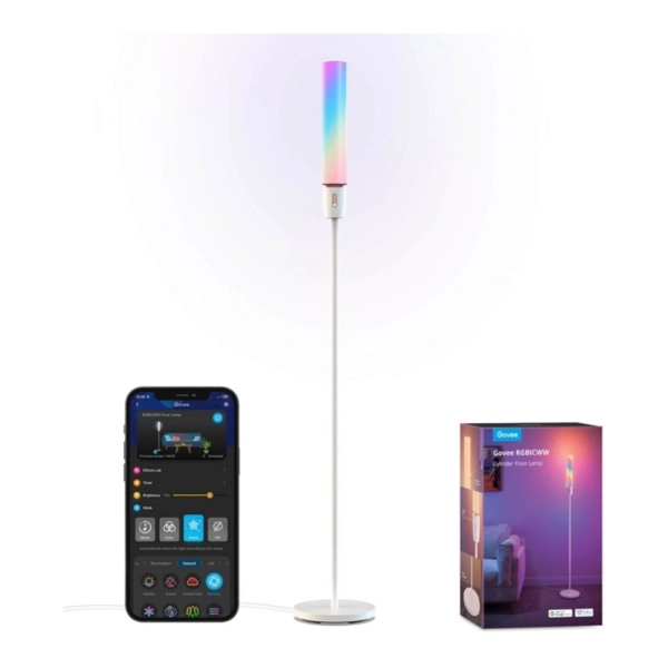 Купити Торшер розумний Govee H6078, 1500Lm, RGBICW, WI-FI/Bluetooth (H6078302) - фото 2