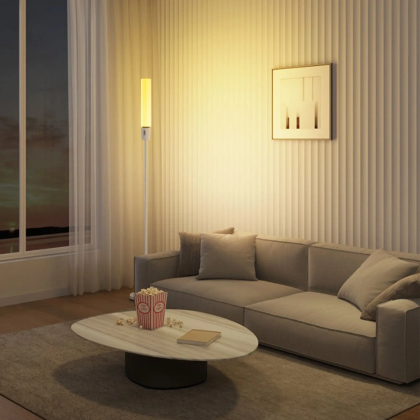 Купити Торшер розумний Govee H6078, 1500Lm, RGBICW, WI-FI/Bluetooth (H6078302) - фото 5