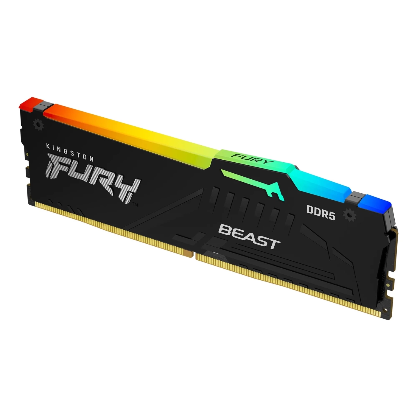 Купить Модуль памяти Kingston FURY Beast Black RGB DDR5-6000 32GB (KF560C30BBA-32) - фото 1