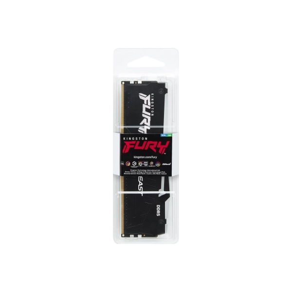 Купить Модуль памяти Kingston FURY Beast Black RGB DDR5-6000 32GB (KF560C30BBA-32) - фото 3