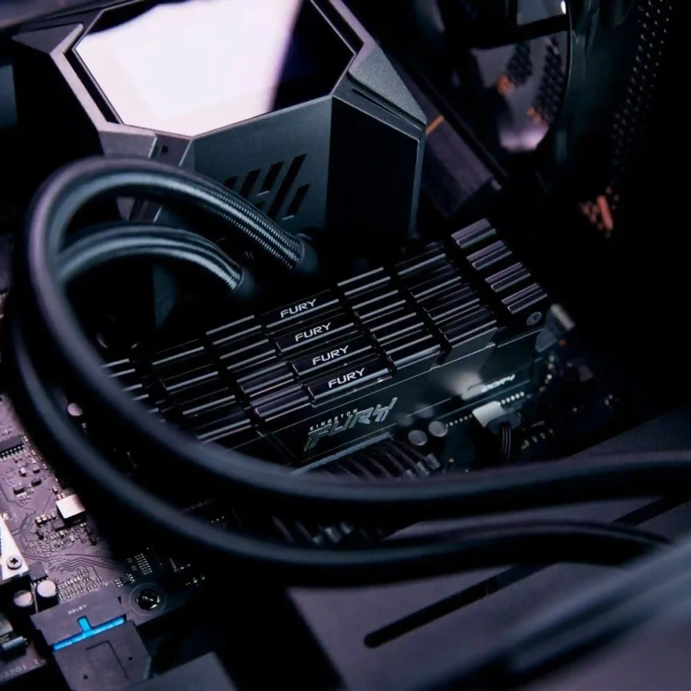 Купити Модуль пам`ятi Kingston FURY Renegade Black XMP DDR4-3200 64GB (4x16GB) (KF432C16RB12K4/64) - фото 6