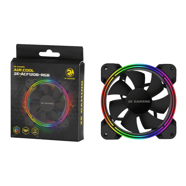 Купить Вентилятор 2E GAMING Air Cool ACF120MB-ARGB - фото 2