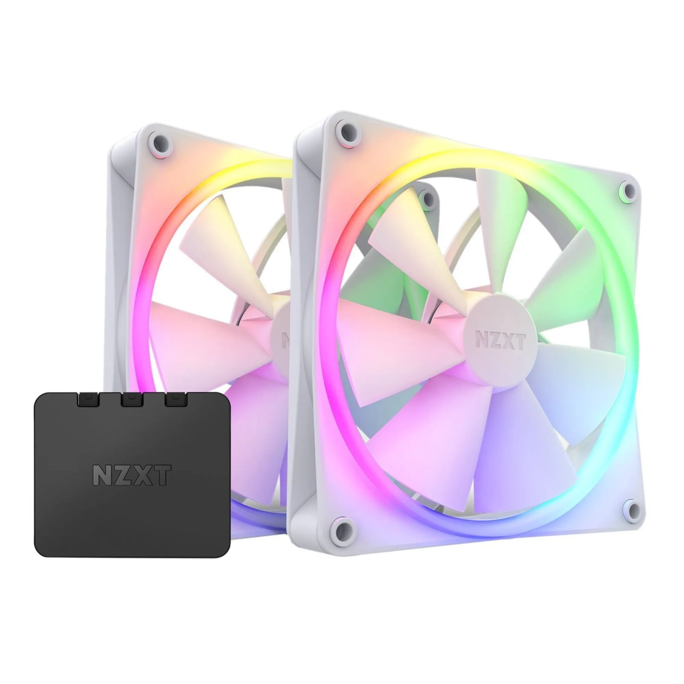 Купить Вентилятор NZXT F140 RGB Twin Pack White (RF-R14DF-W1) - фото 1