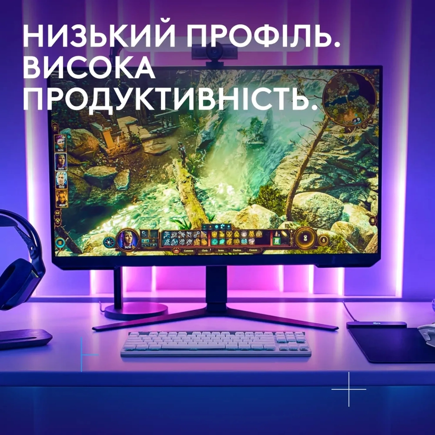 Купити Клавіатура Logitech G515 TKL Lightspeed TKL Tactile White (920-012539) - фото 5