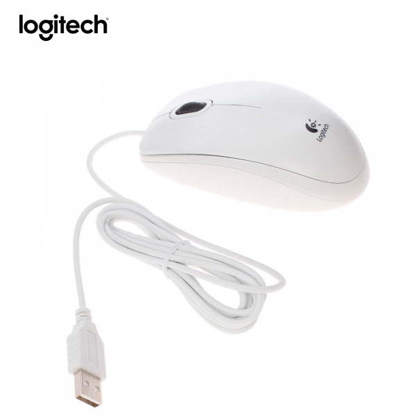 Купить Мышь Logitech B100 USB White - фото 4