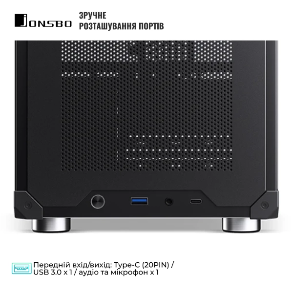 Купить Корпус JONSBO C6 Black - фото 4