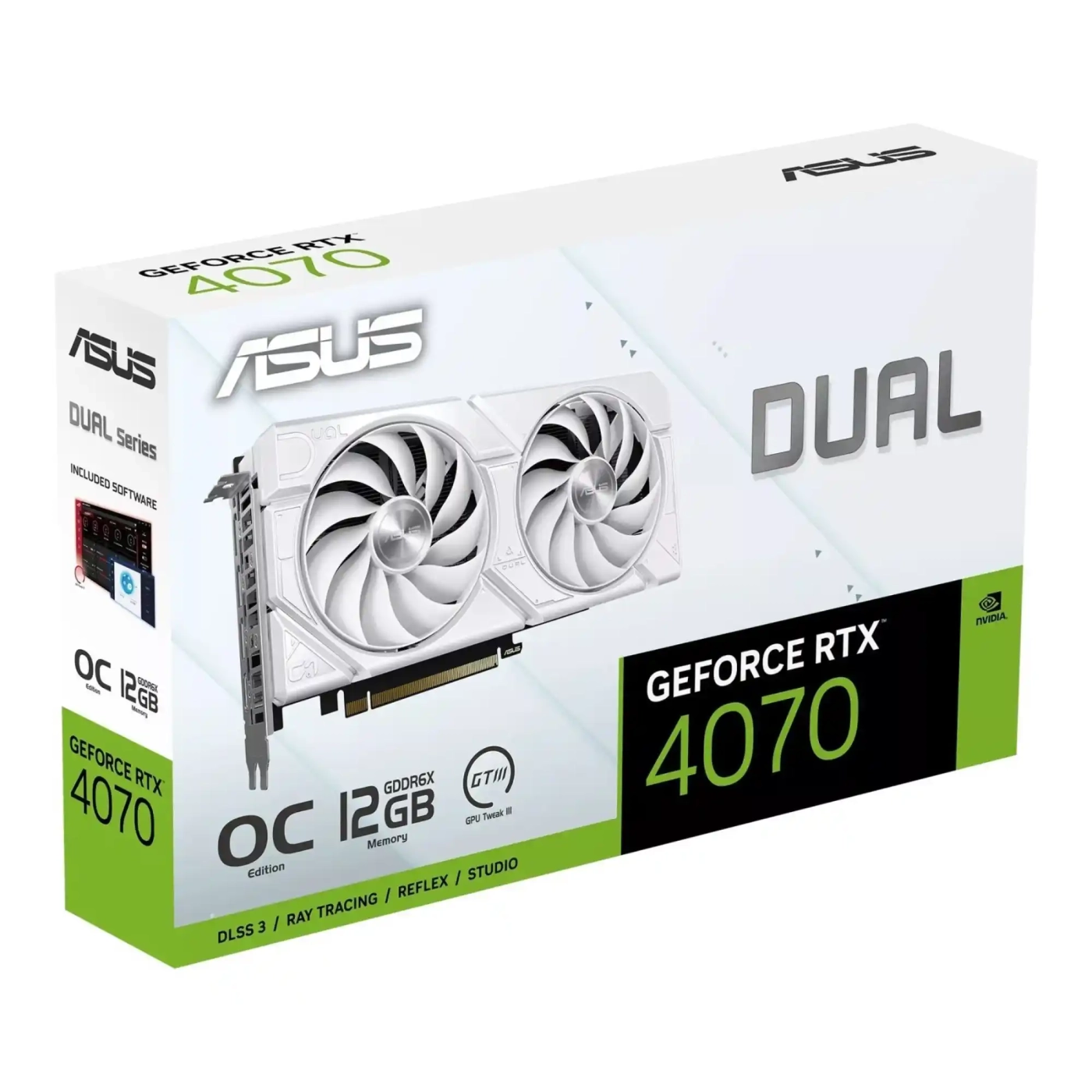 Купить Видеокарта ASUS Nvidia GeForce DUAL-RTX4070-O12G-EVO-WHITE - фото 9