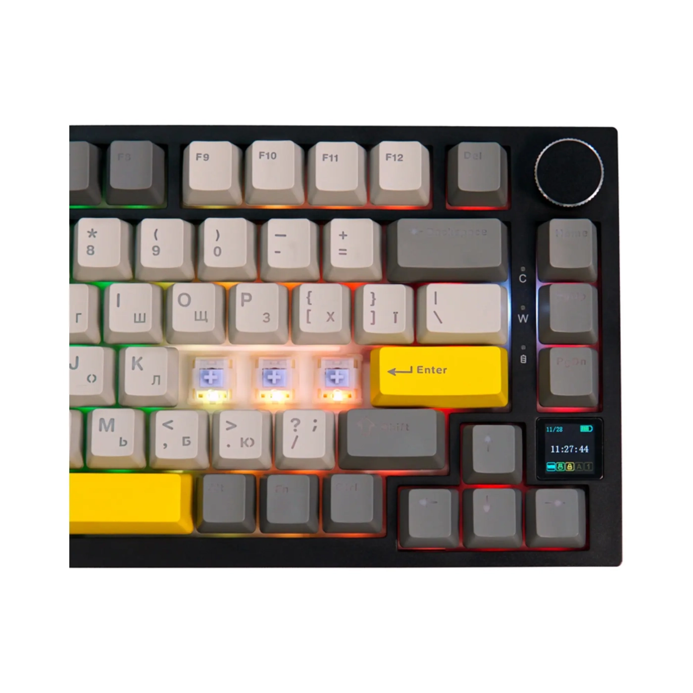 Купить Клавиатура EPOMAKER AK820 Pro RGB Mechanical Gift Switch Hot-Swap (AK820-PRO-B-G) Black - фото 2