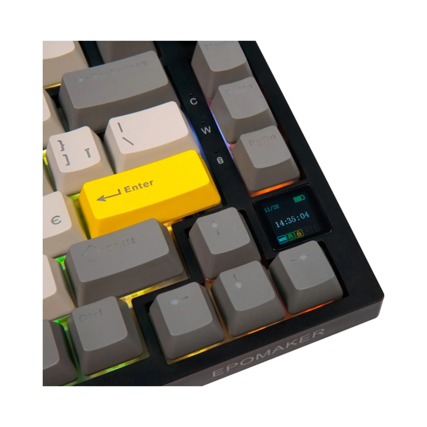 Купить Клавиатура EPOMAKER AK820 Pro RGB Mechanical Gift Switch Hot-Swap (AK820-PRO-B-G) Black - фото 3