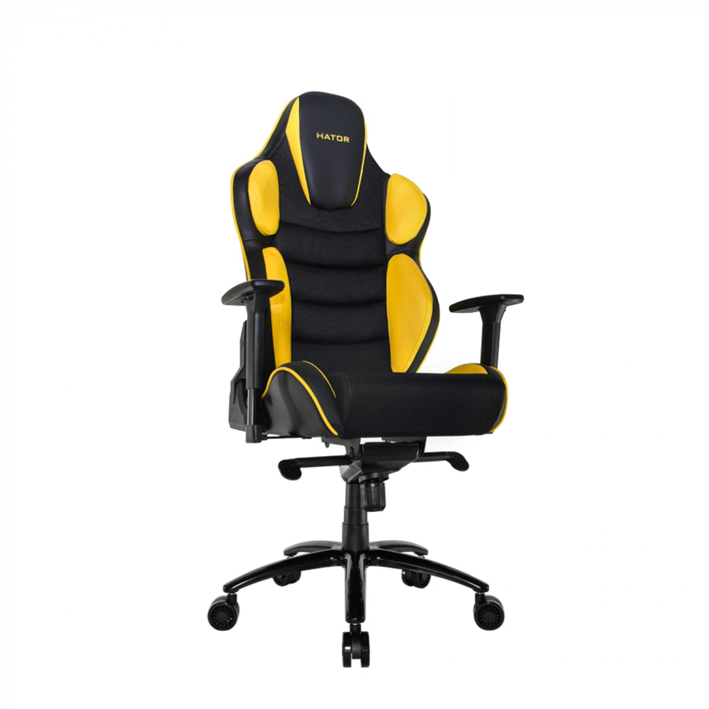 Купить Кресло для геймеров HATOR Hypersport V2 Black/Yellow - фото 1