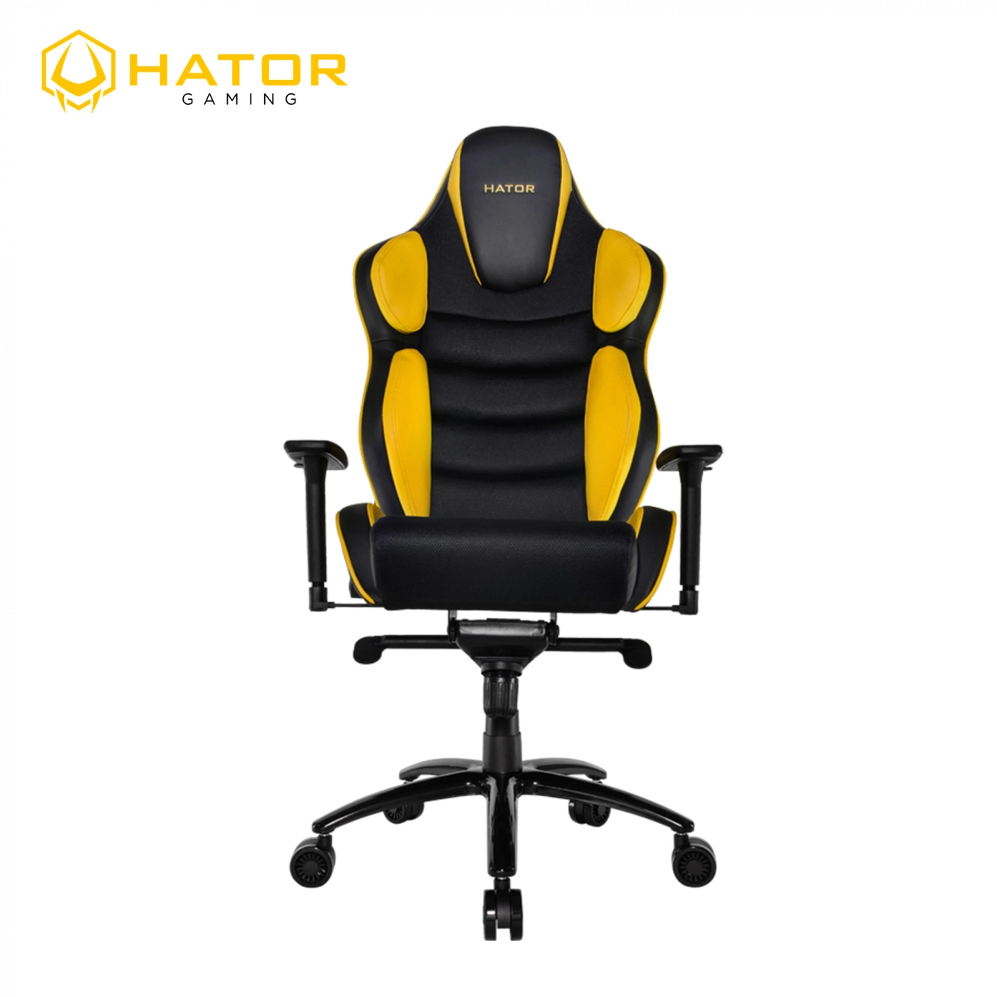 Купить Кресло для геймеров HATOR Hypersport V2 Black/Yellow - фото 2