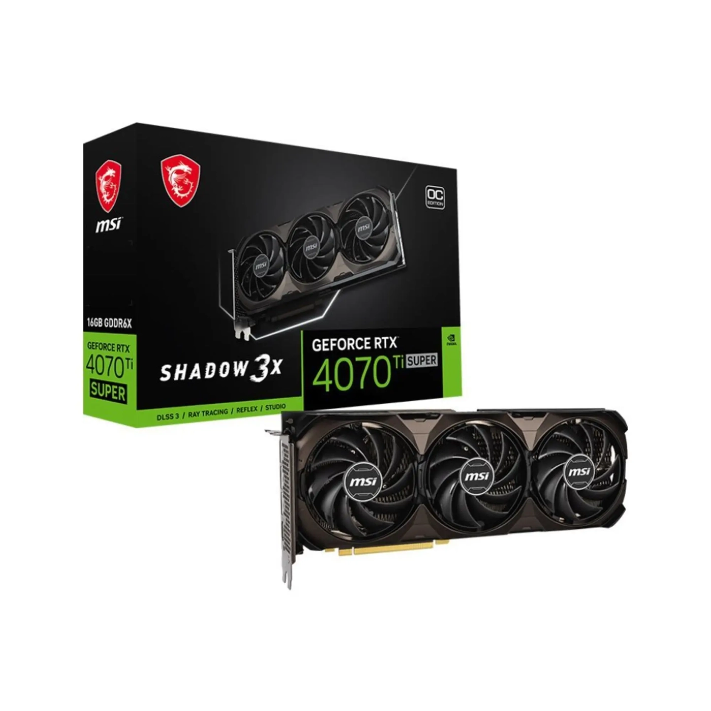 Купити Відеокарта MSI Nvidia GeForce RTX 4070 Ti SUPER 16G SHADOW 3X OC - фото 6