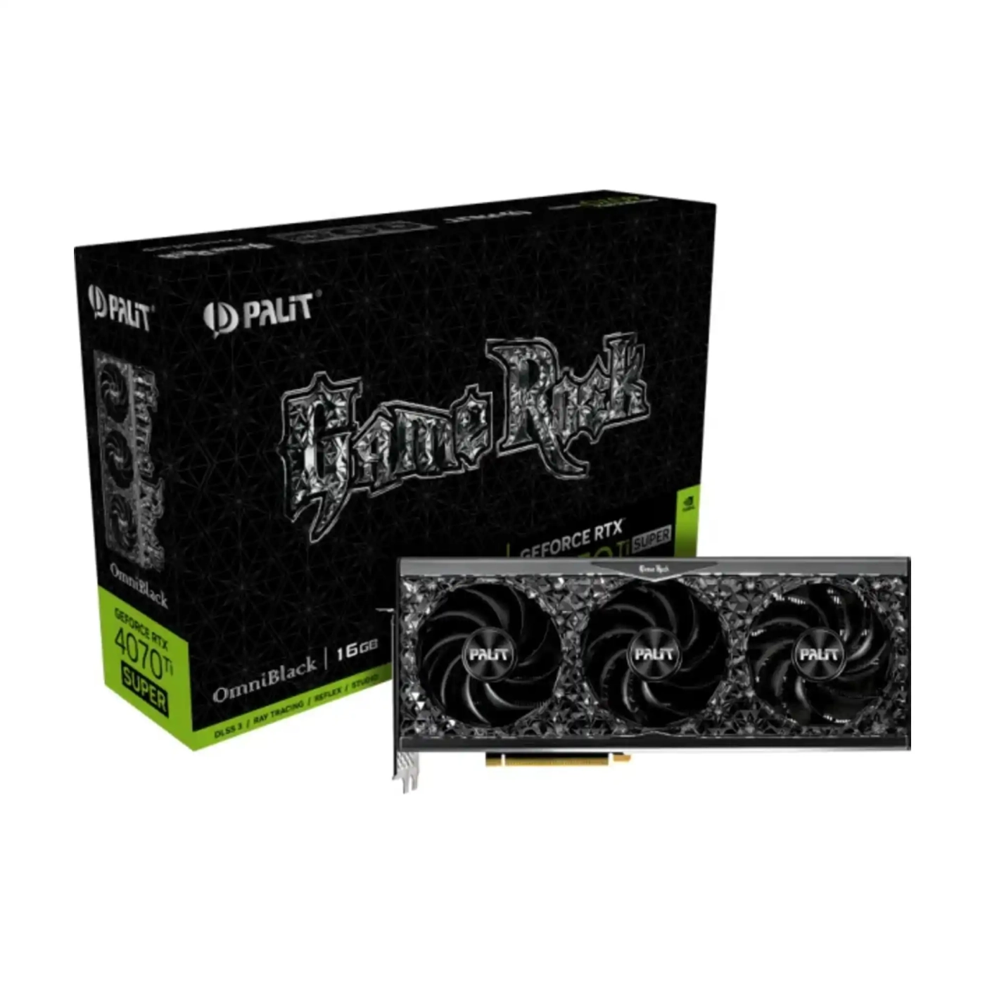 Купити Відеокарта Palit Nvidia GeForce RTX 4070 Ti SUPER GameRock OmniBlack 16GB (NED47TS019T2-1020Q) - фото 8