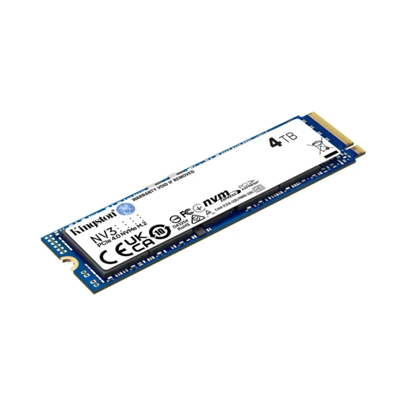 Купить SSD диск Kingston NV3 4TB M.2 PCIe Gen 4x4 NVMe (SNV3S/4000G) - фото 3