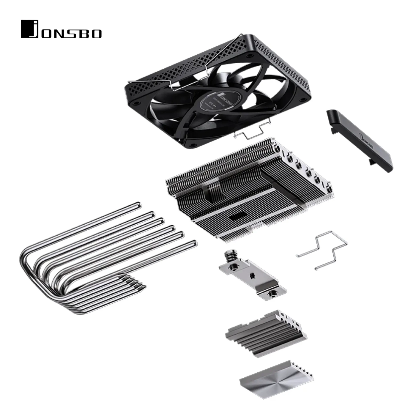 Купить Процессорный кулер JONSBO HP600 Black (120mm/LGA115X/1200/1700, AMD AM4/AM5/6 тепл. трубки) - фото 10