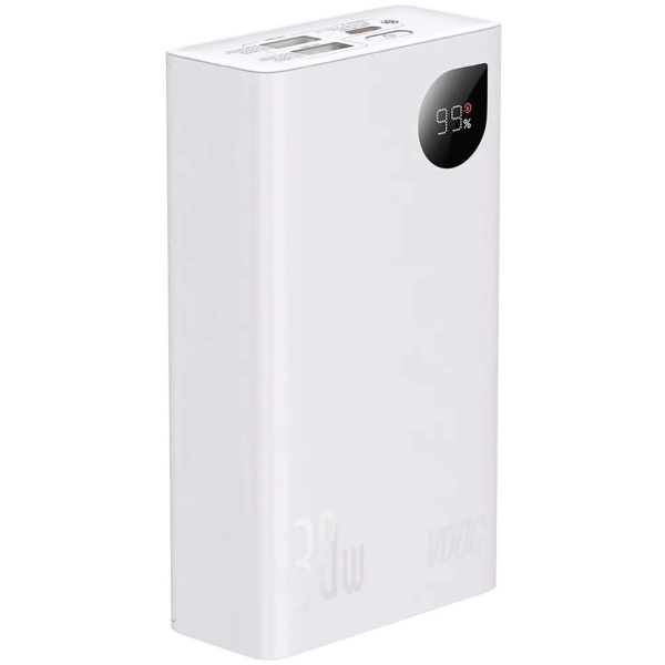 Купити Повербанк УМБ Baseus Adaman2 20000mAh 30W Overseas Edition White (PPAD080102) - фото 2