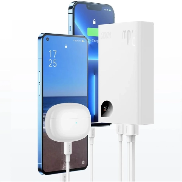 Купити Повербанк УМБ Baseus Adaman2 20000mAh 30W Overseas Edition White (PPAD080102) - фото 5