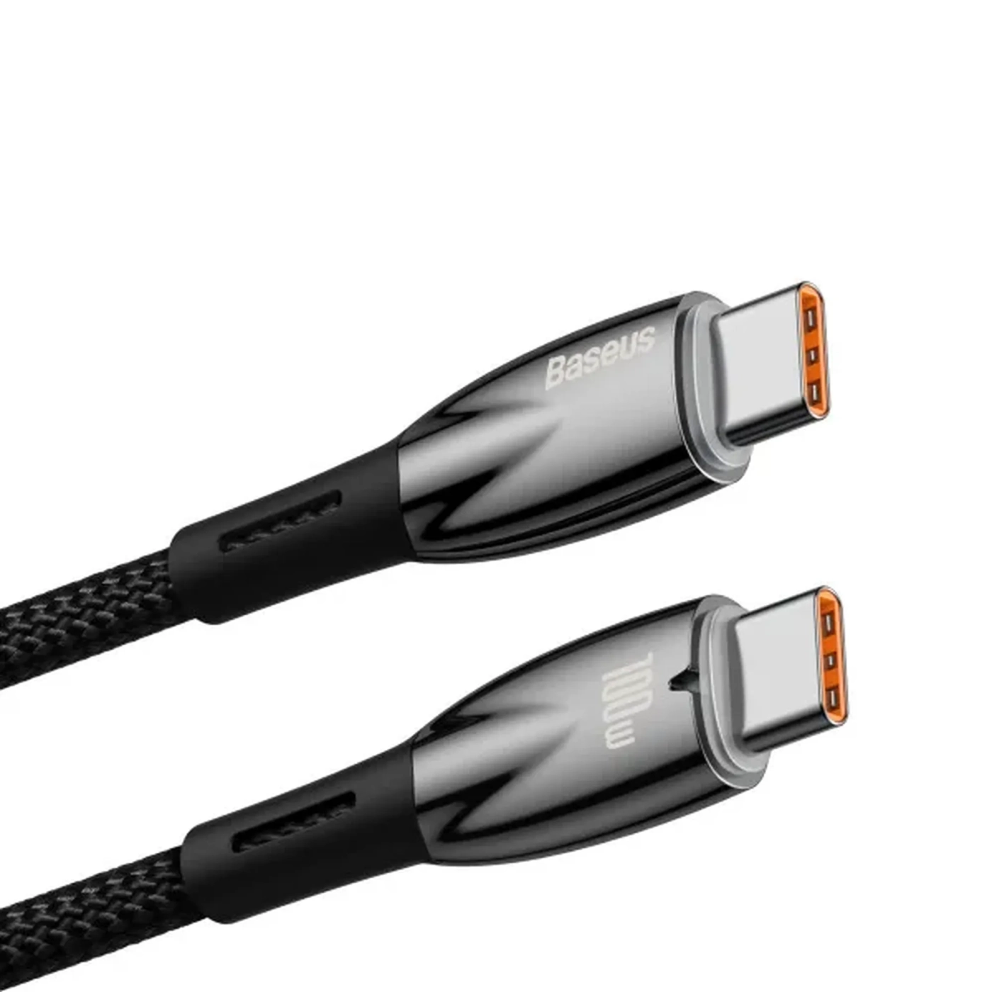 Купити Кабель Baseus Glimmer USB-C - USB-C 100W 1m Black (CADH000701) - фото 3