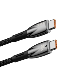 Купити Кабель Baseus Glimmer USB-C - USB-C 100W 1m Black (CADH000701) - фото 3