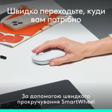 Купити Комплект клавіатура і мишка Logitech POP Icon Combo Bluetooth UA Off-White (920-013141) - фото 5