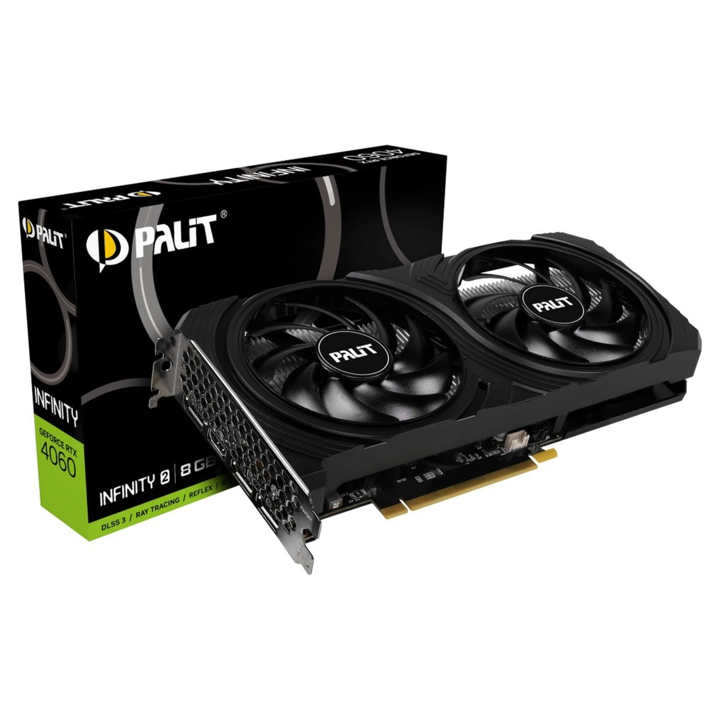 Купить Видеокарта Palit GeForce RTX 4060 Infinity 2 8GB GDDR6 (NE64060019P1-1070L) - фото 8