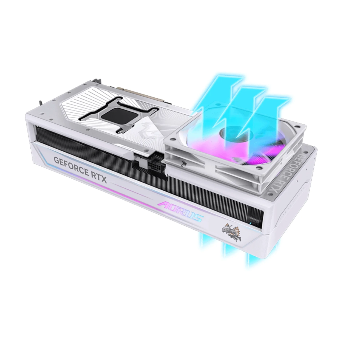 Купить Видеокарта Gigabyte GeForce RTX 5090 AORUS MASTER ICE 32GB (GV-N5090AORUSM ICE-32GD) - фото 6