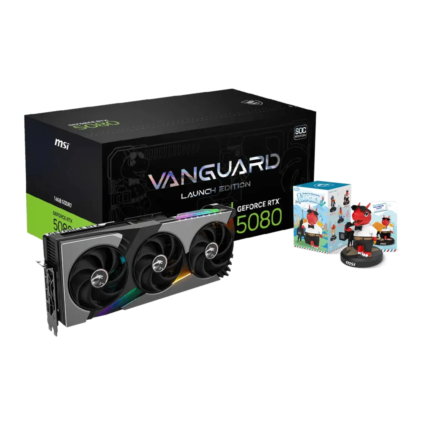 Купить Видеокарта MSI GeForce RTX 5090 VANGUARD SOC LAUNCH EDITION 32GB (RTX 5090 32G VANGUARD SOC LAUNCH EDITION) - фото 6