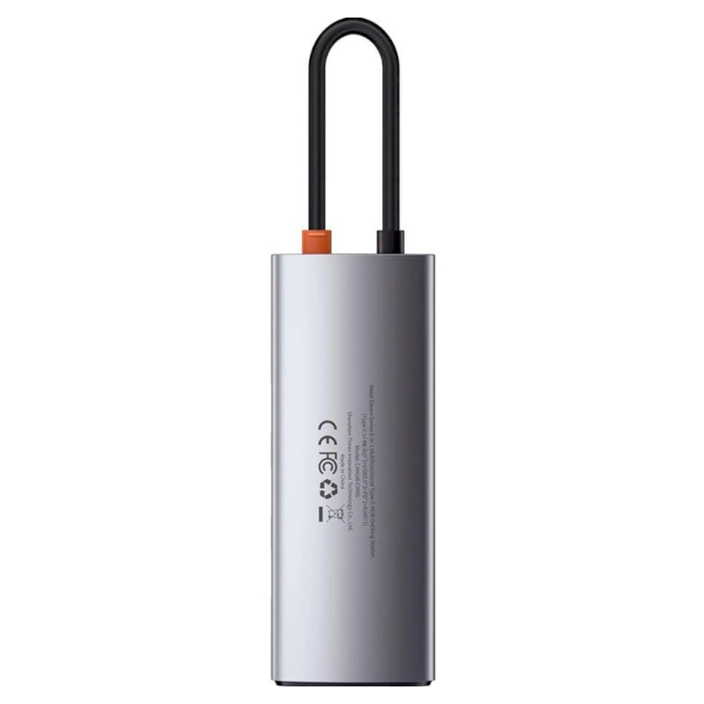 Купить Хаб Baseus Metal Gleam Series 5-in-1 Multifunctional Type-C HUB Docking Station Gray 30Hz Version (WKWG020013) - фото 6