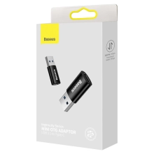 Купить Адаптер Baseus Ingenuity Series Mini OTG Adaptor USB 3.1 to USB-C Black (ZJJQ000101) - фото 6