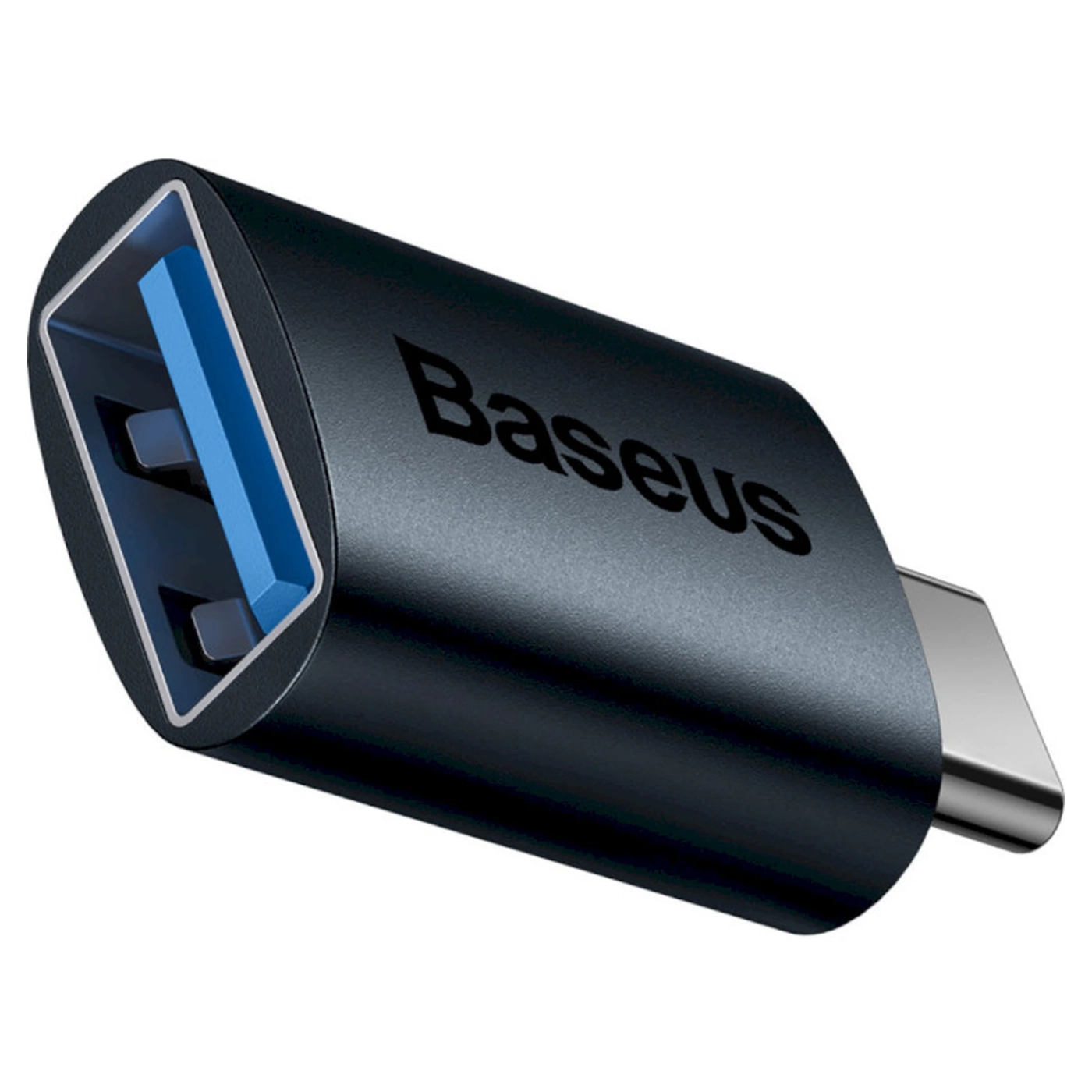 Купить Адаптер Baseus Ingenuity Series Mini OTG USB-C to USB-A 3.1 Blue (ZJJQ000003) - фото 1