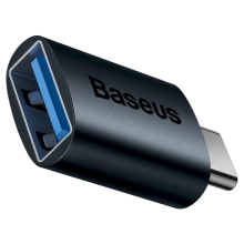 Купить Адаптер Baseus Ingenuity Series Mini OTG USB-C to USB-A 3.1 Blue (ZJJQ000003) - фото 1