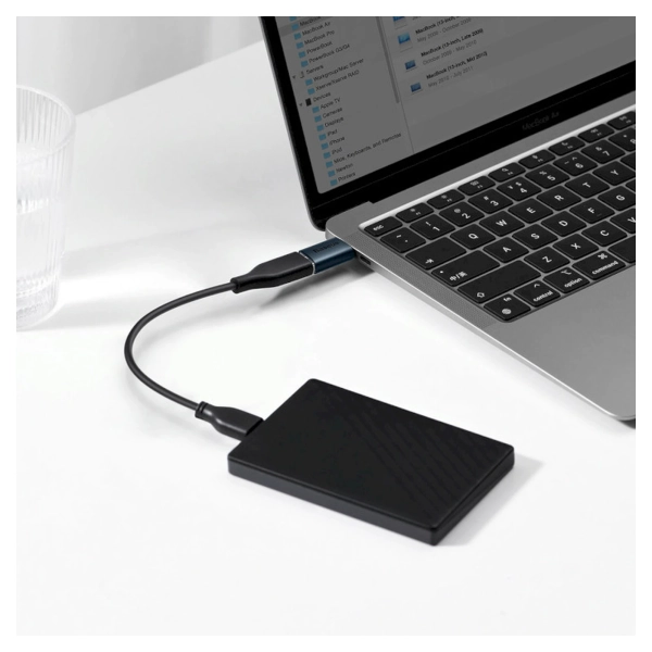 Купить Адаптер Baseus Ingenuity Series Mini OTG USB-C to USB-A 3.1 Blue (ZJJQ000003) - фото 7