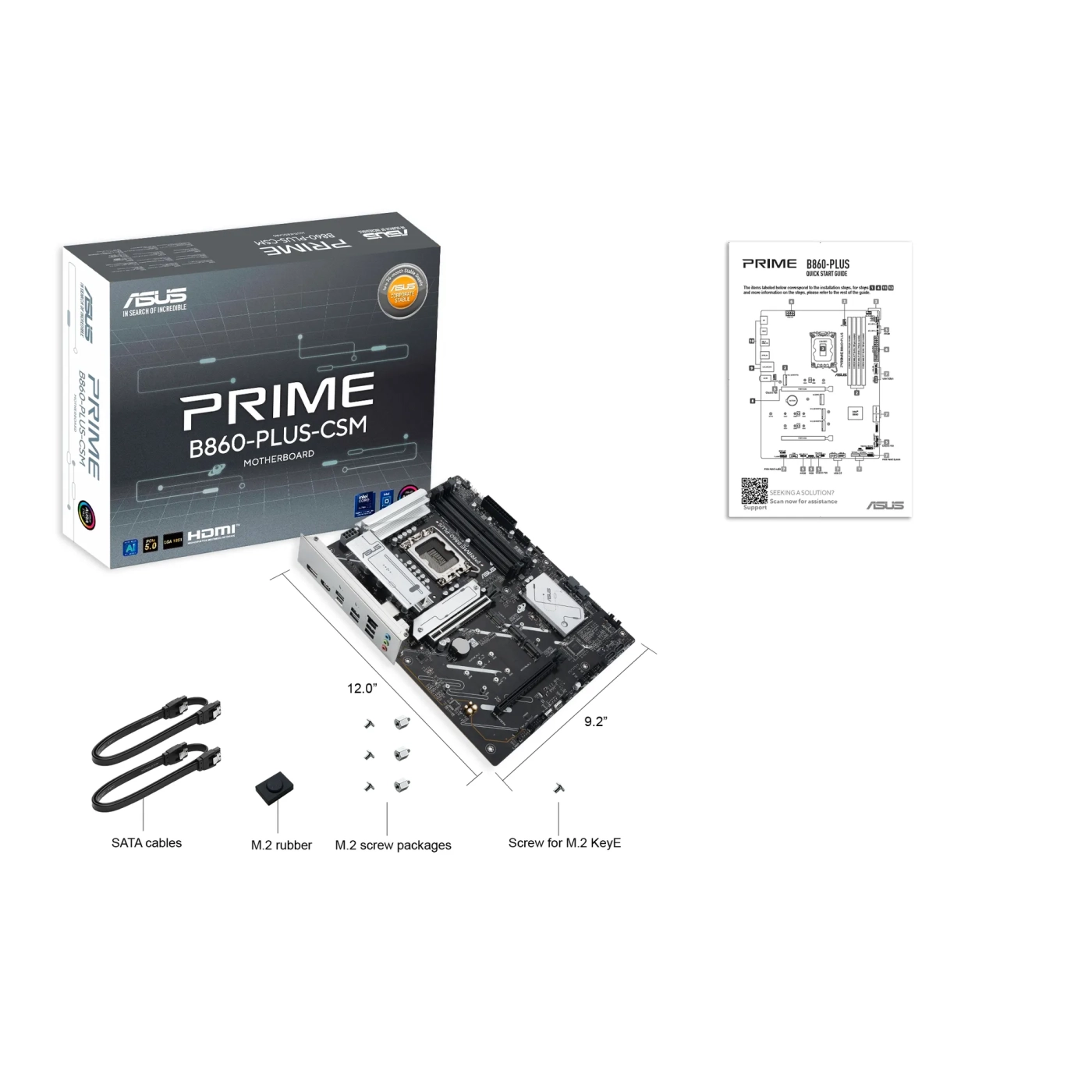 Купити Материнська плата Asus PRIME B860-PLUS-CSM - фото 7