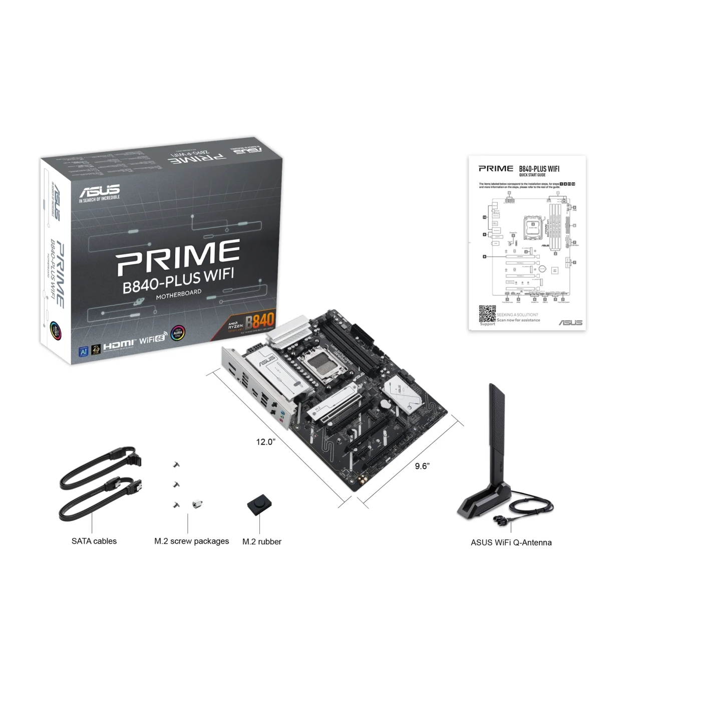 Купить Материнская плата Asus PRIME B840-PLUS WIFI - фото 7