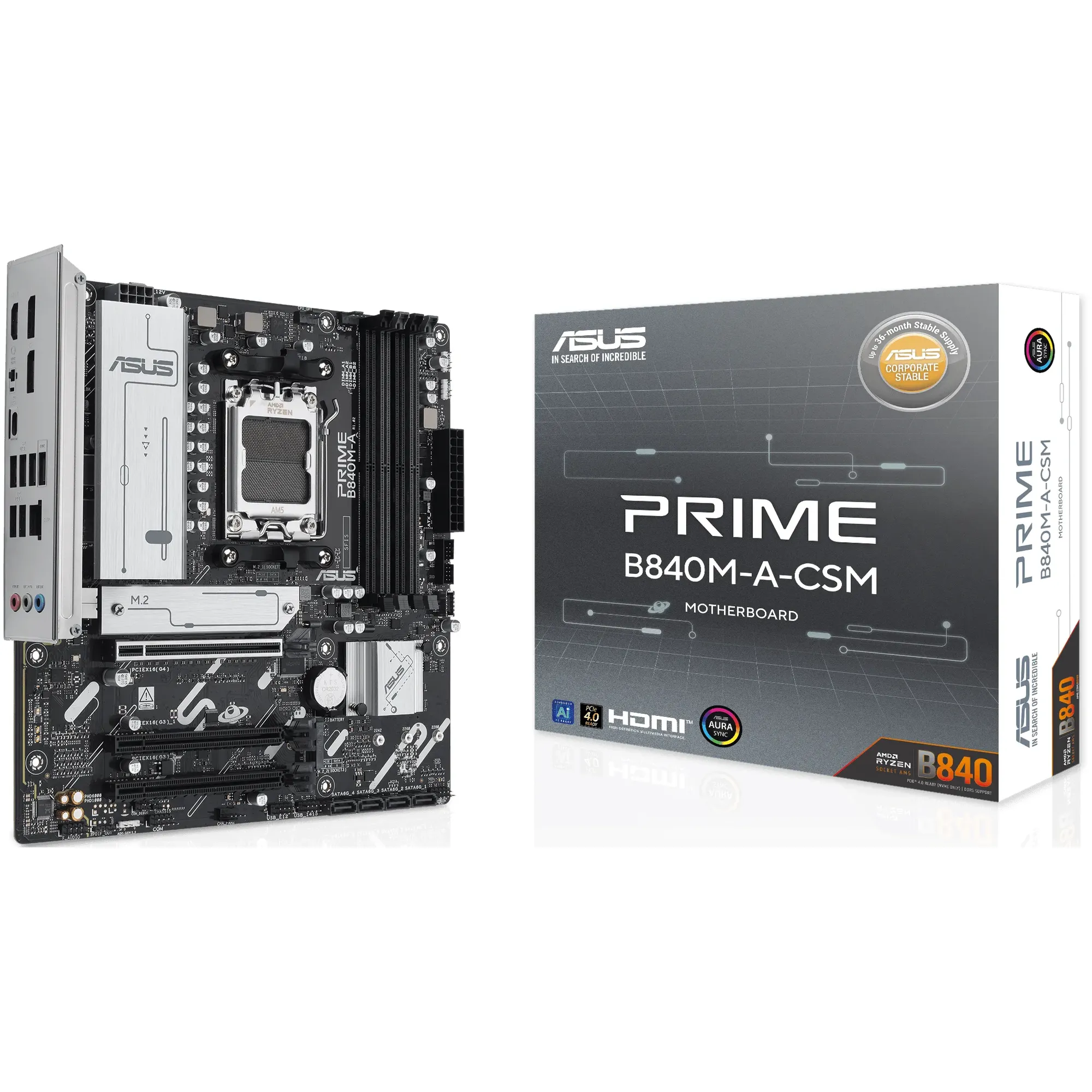 Купить Материнская плата Asus PRIME B840M-A-CSM - фото 1