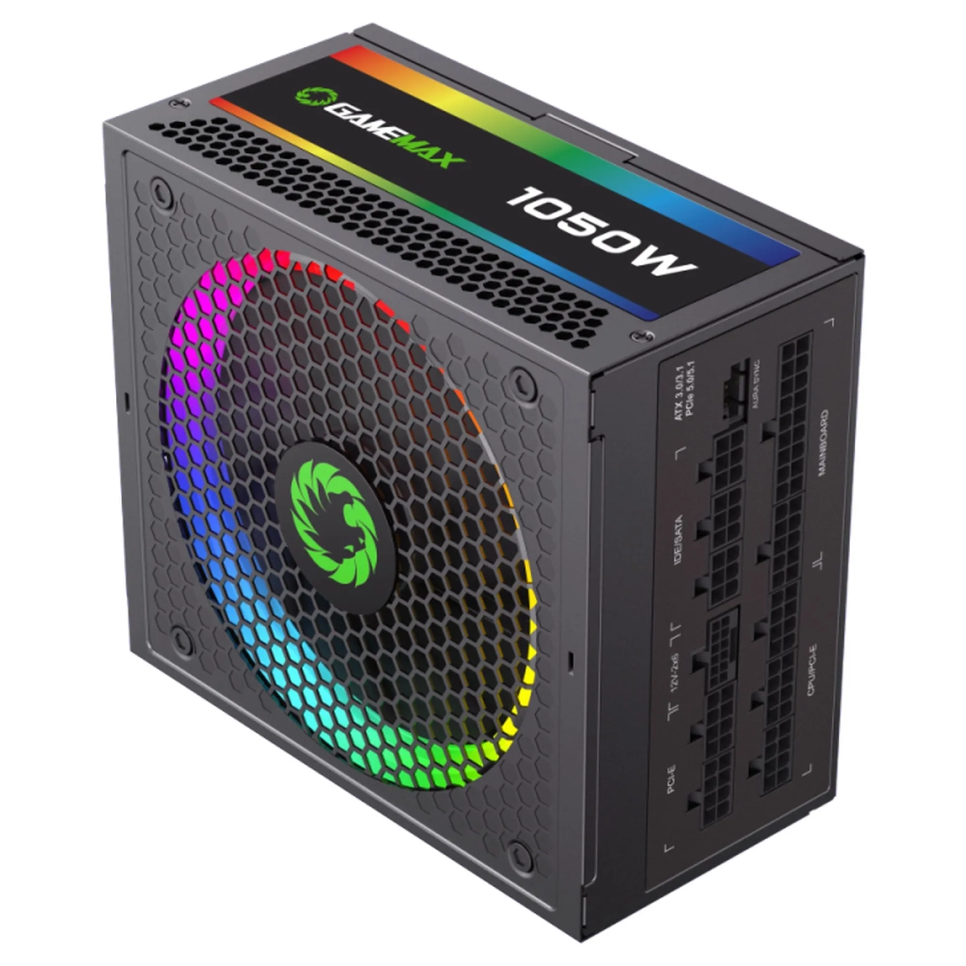 Купити Блок живлення Gamemax RGB1050 PRO (ATX3.0/3.1 PCI5.0/5.1) 1050W 80+ Gold - фото 1