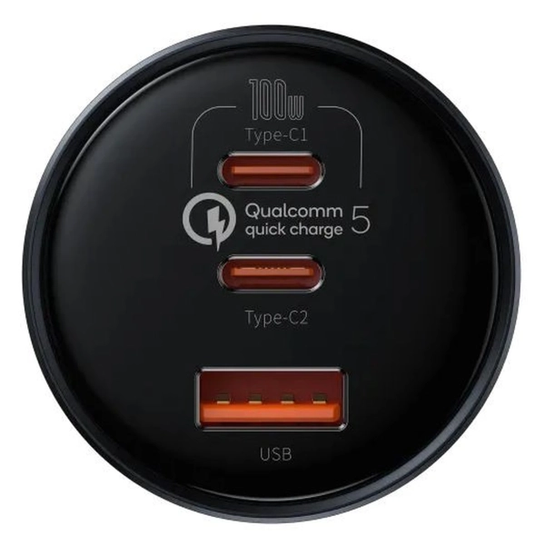 Купити АЗП Baseus Qualcomm Quick Charge 5 Multi-port 160W (TZCCZM-0G) - фото 4