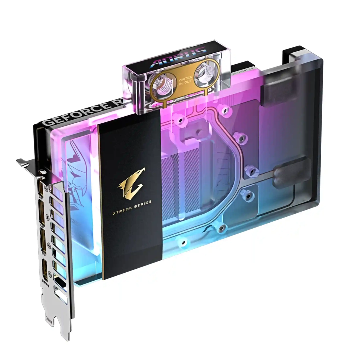 Купить Видеокарта Gigabyte GeForce RTX 5080 AORUS XTREME WATERFORCE WB 16G (GV-N5080AORUSX WB-16GD) - фото 2