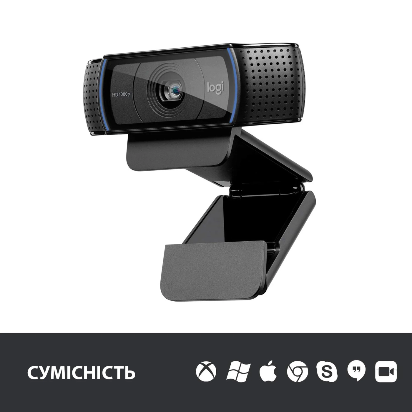 Купити Веб-камера Logitech Webcam HD Pro C920 - фото 10