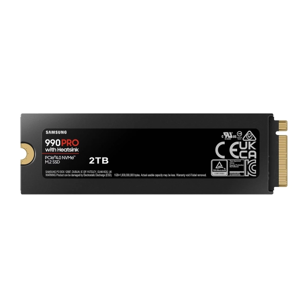 Купить SSD диск Samsung 990 PRO with Heatsink 2TB M.2 (MZ-V9P2T0CW) - фото 2