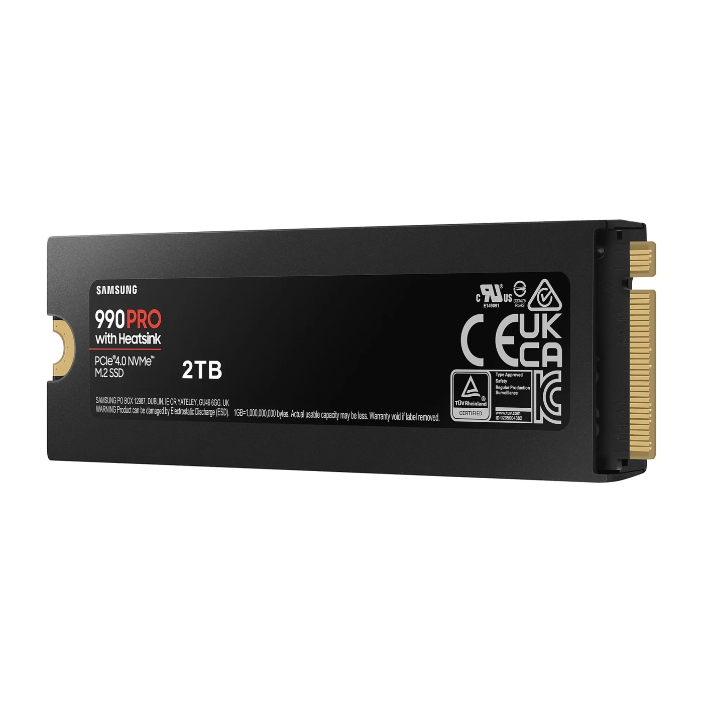 Купить SSD диск Samsung 990 PRO with Heatsink 2TB M.2 (MZ-V9P2T0CW) - фото 4