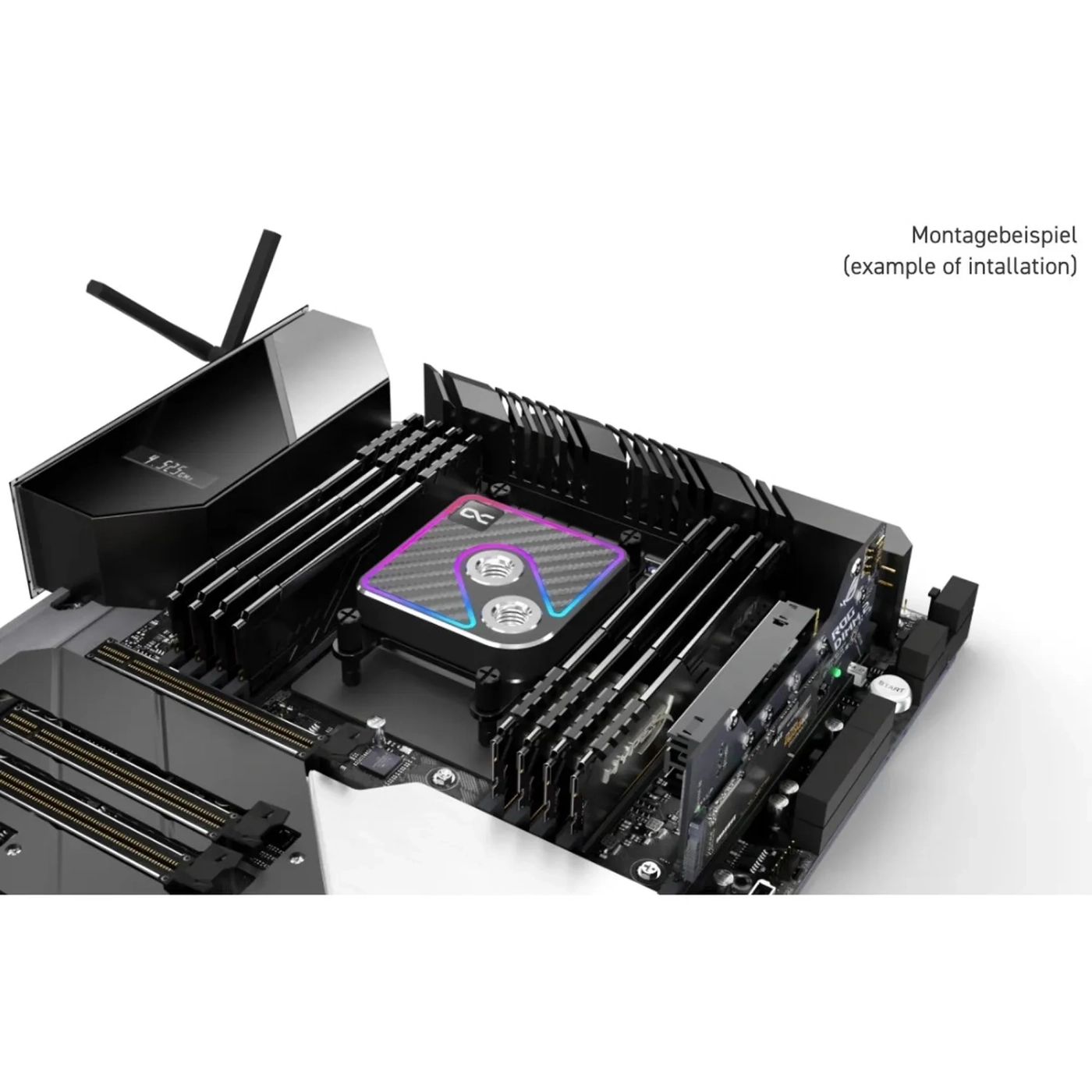 Купить Водоблок Alphacool Core 1 Aurora Carbon (13769) - фото 7