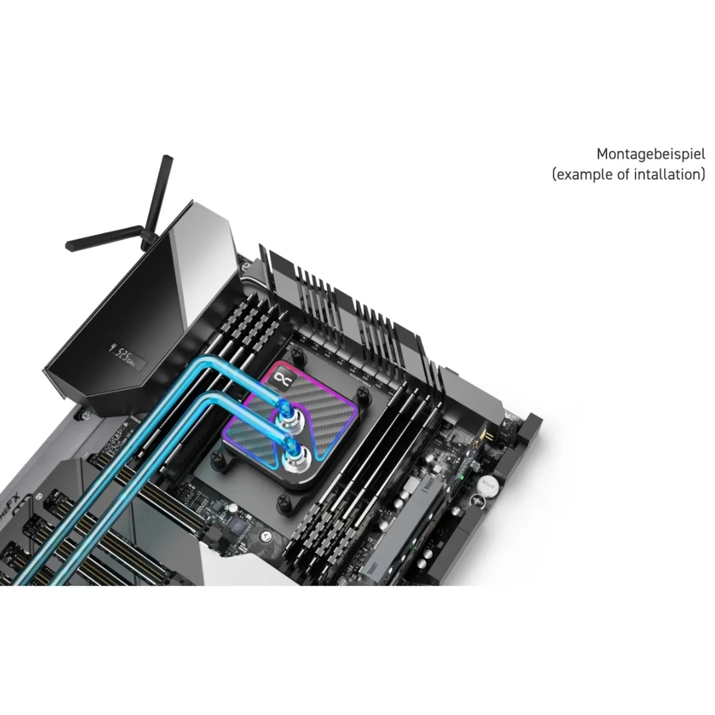 Купить Водоблок Alphacool Core 1 Aurora Carbon (13769) - фото 8