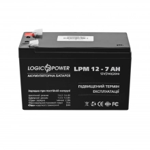 Купить Батарея к ИБП LogicPower LPМ 12V-7Аh - фото 1