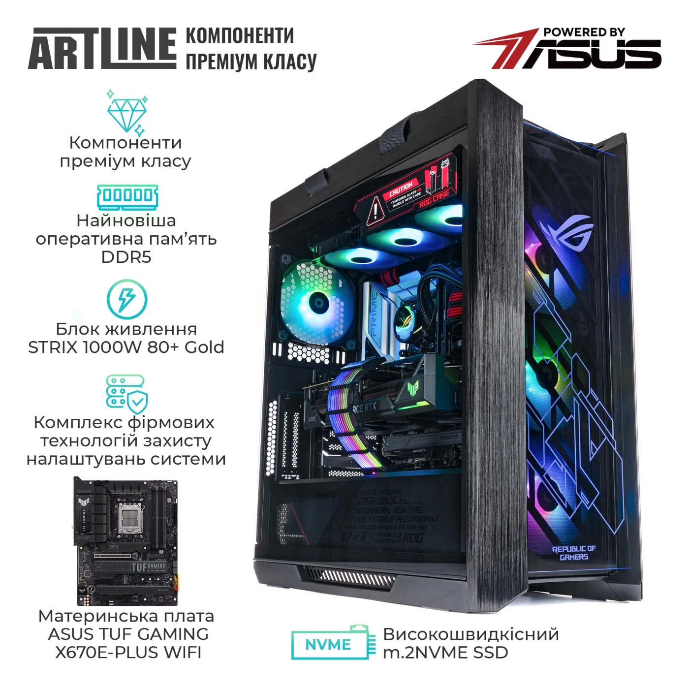 Купить Компьютер ARTLINE Overlord STRIX Windows 11 Pro (STRIXv165Win) - фото 3